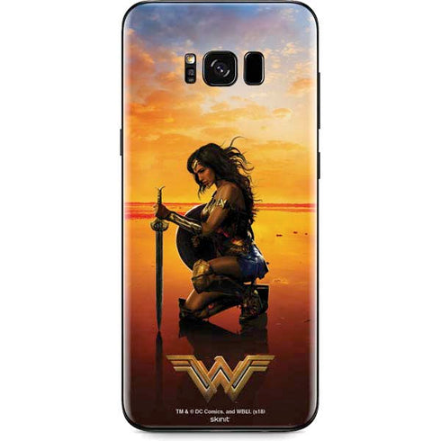 DC Comics Wonder Woman Character Movie Poster Galaxy S8 Plus Skin